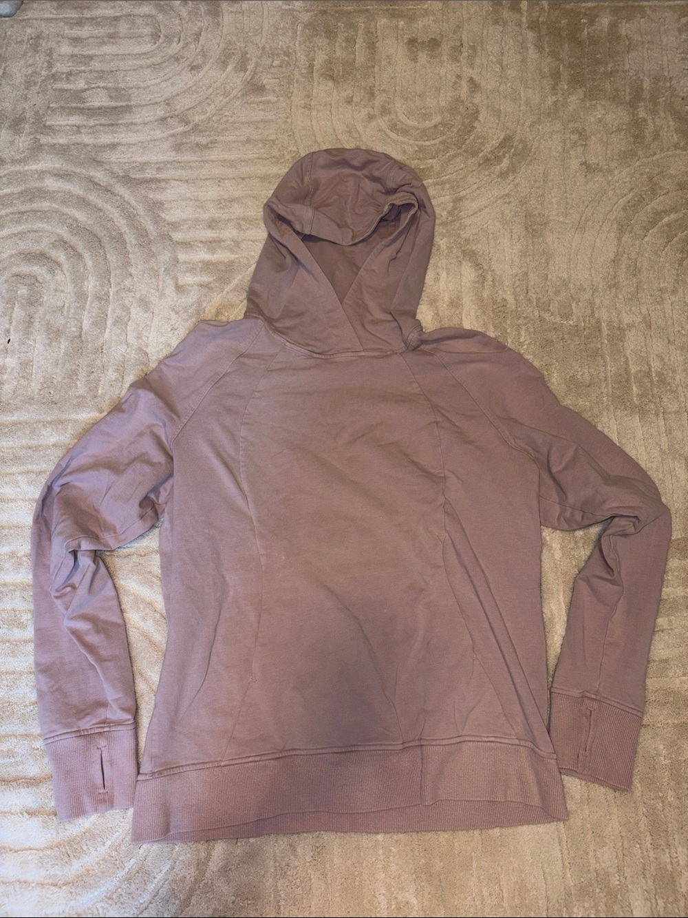Lululemon Women’s Hooded Pullover Sweater - Dusty Mauve